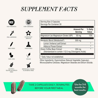 Veracity Metabolism Ignite - Boosts GLP-1 to Reduce Appetite and Cravings for Clinically Proven Weight Loss - Natural GLP-1 & Metabolic Support Supplement - Burns Fat - Side Effect Free - 30 Serving